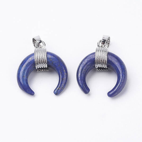 Natural Dyed Lapis Lazuli Pendants