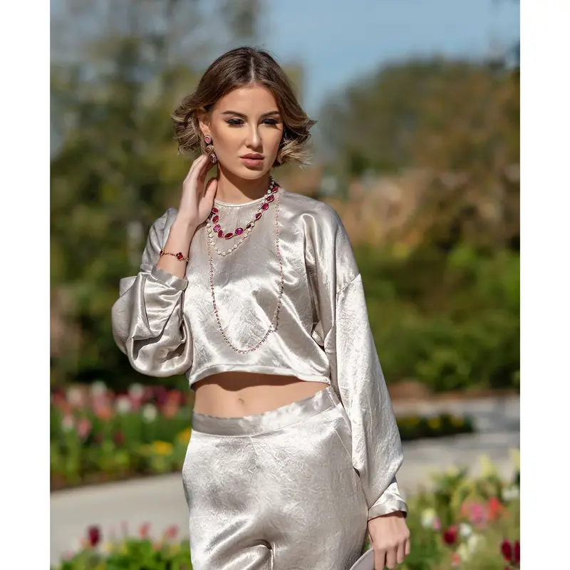 Sophie Beige Crop Top | Color: Beige | Size: Large