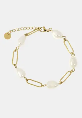 Bracelet A2106br04- A2106br04-2 Pearl | Color: PEARL | Size: U
