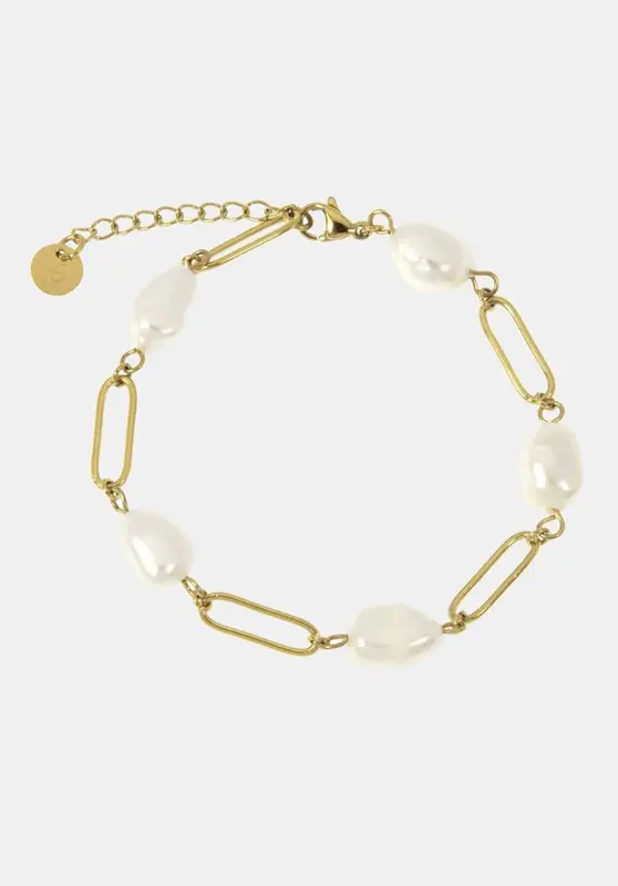 Bracelet A2106br04- A2106br04-2 Pearl | Color: PEARL | Size: U