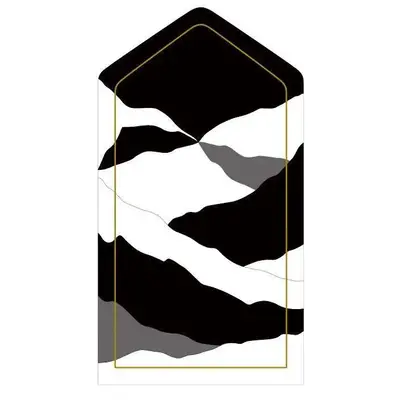 Padded Prayer Mat XL in Black N' White