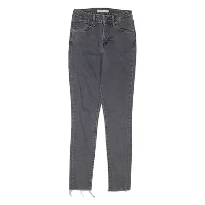 LEVI'S 721 High Rise Womens Jeans Grey Regular Skinny W25 L29