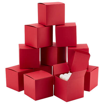 10Pcs Kraft Paper Cardboard Jewelry Gift Boxes