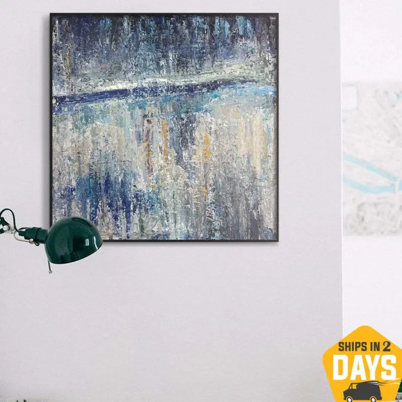 Framed Textured Wall Art, Wall Art, Canvas Art Painting, Original Art Painting, Original Home Decor, Wall Art Large Landscape...