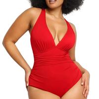 Smart Sculpt Plunge Cutout Swimsuit Shapellx