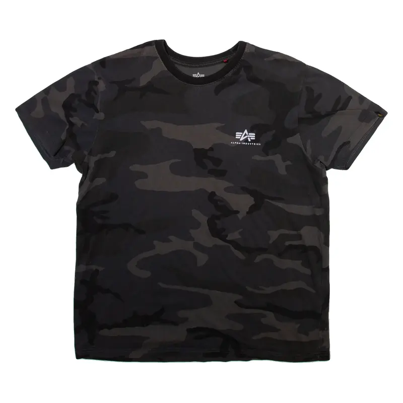 ALPHA INDUSTRIES Camo Mens T-Shirt Grey S