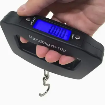 Portable Electronic Luggage Scale, Digital Luggage Scale with Backlight Display, Handheld Weighing Tool for Travel, Home, Off...