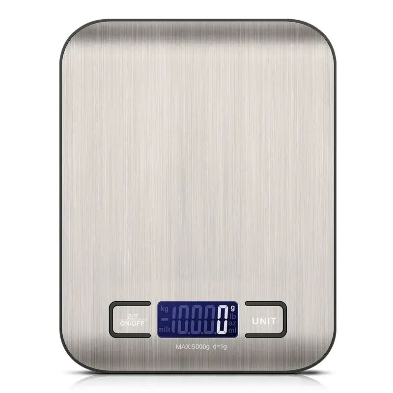 Multifunctional Food Scale, 1 Count 6 Units Kitchen Digital Scale with Tare Function, Kitchen Measuring Utensils for Baking C...