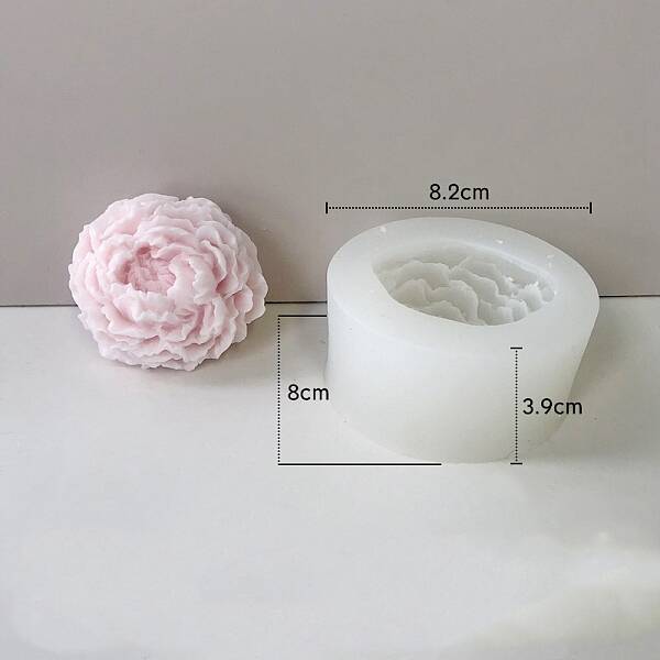 Flower Scented Candle Food Grade Silicone Molds