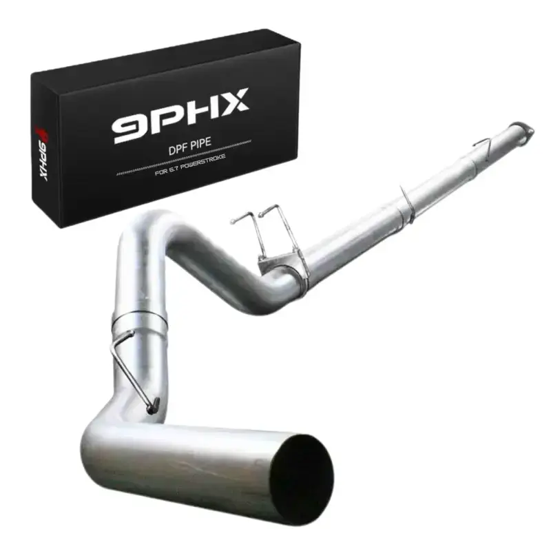 2011-2025 Powerstroke 6.7 DPF Delete Race Pipe 4/5 Inch for Ford F250,F350,F450