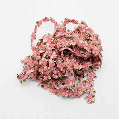 Flower Polyester Trim Ribbon