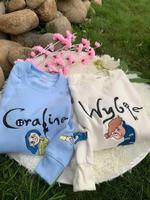 Co.ralin.e & Wy.bie Embroidered Sweatshirts | Couple Matching Movie Shirts | C.oralin.e Fan Gift