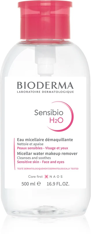 Bioderma Sensibio H2O micellar water for sensitive skin with dispenser 500 ml