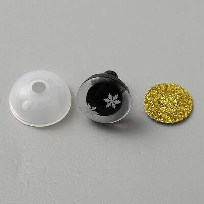 Snowflake Resin Craft Safety Eyes