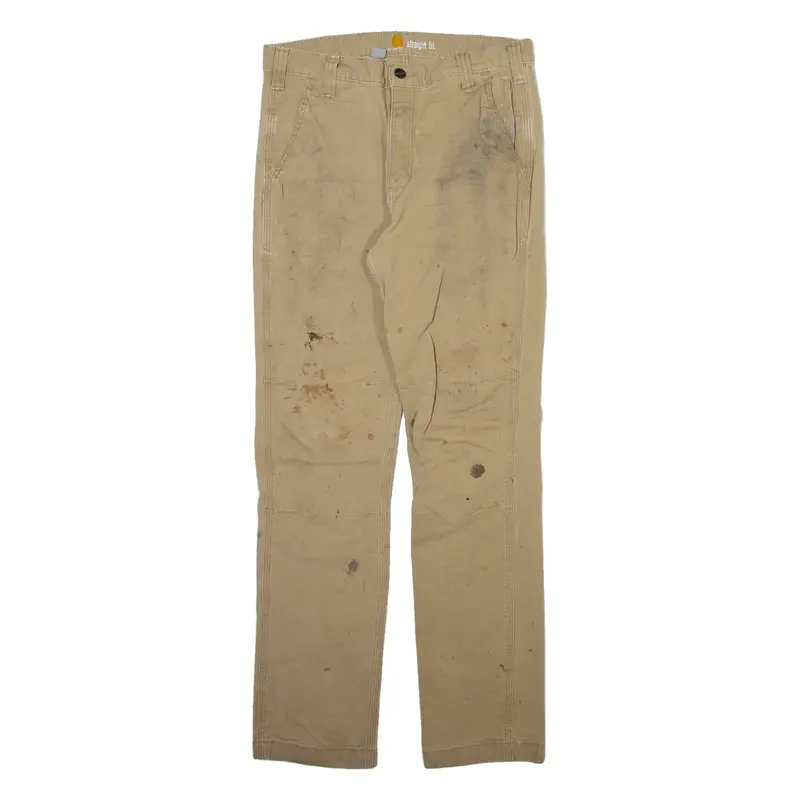 CARHARTT Mens Trousers Beige Regular Straight W32 L32