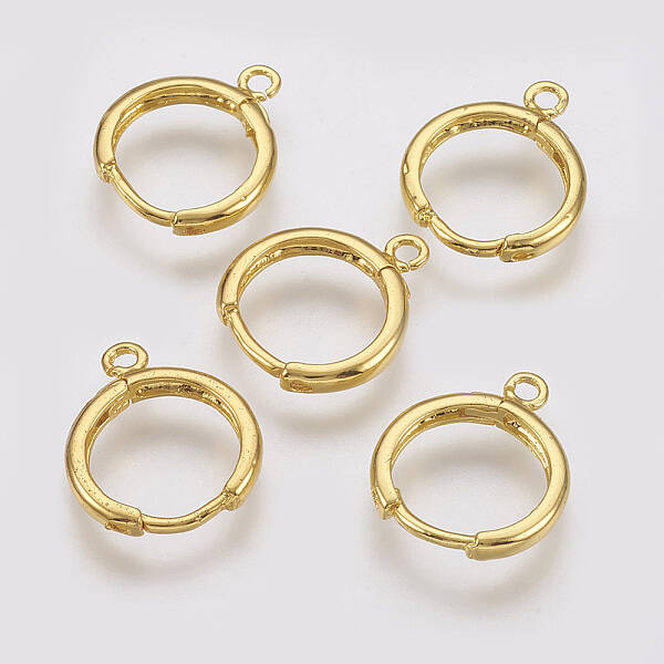 Brass Huggie Hoop Earring Findings