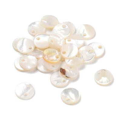 Natural White/Black Shell Carved Pendants