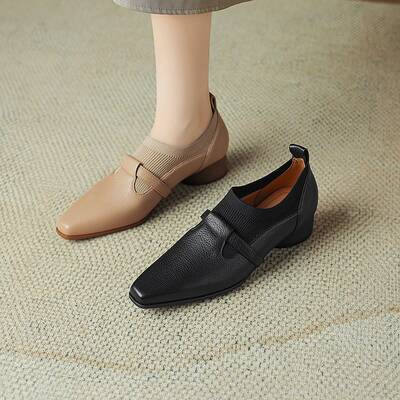 CHIKO Alaqua Pointy Toe Block Heels Pumps Shoes