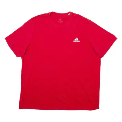 ADIDAS Mens T-Shirt Red 2XL