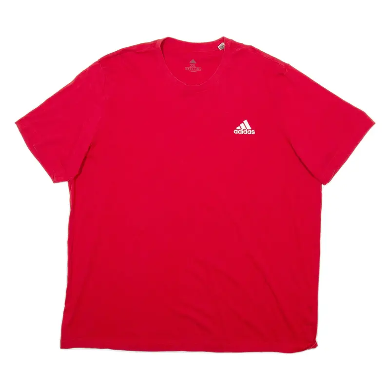 ADIDAS Mens T-Shirt Red 2XL
