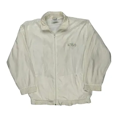 Adidas Track Jacket - XL Cream Polyester