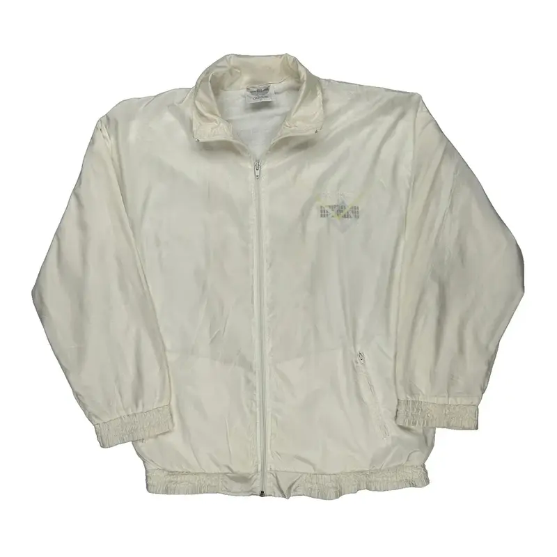 Adidas Track Jacket - XL Cream Polyester