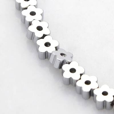 Electroplate Non-magnetic Synthetic Hematite Beads Strands