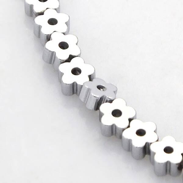 Electroplate Non-magnetic Synthetic Hematite Beads Strands