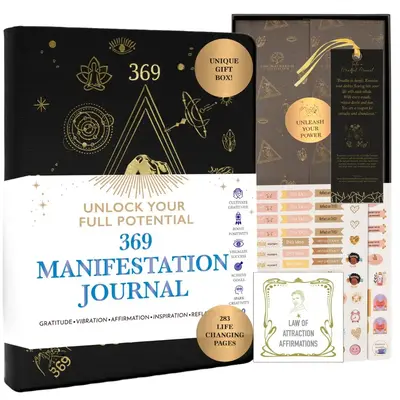 Ultimate 369 Manifestation Journal: Step-by-Step Manifestation Guide to Unlock Your Limitless Potential - Presented in Luxuri...