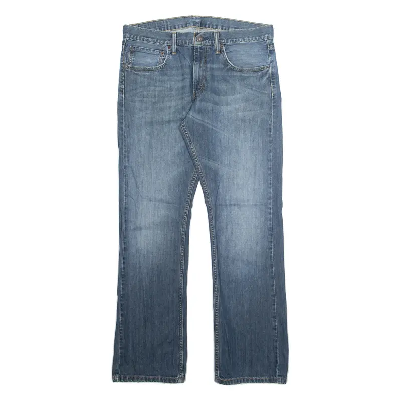 LEVI'S Mens Jeans Blue Regular Straight Stone Wash W34 L32