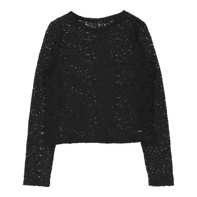 Unbranded Lace Jumper - Medium Black Cotton