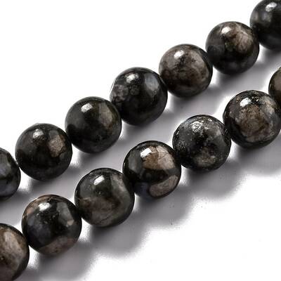 Natural Glaucophane Beads Strands