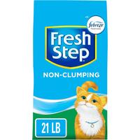 Fresh Step Non-Clumping Premium Cat Litter with Febreze Freshness, Scented - 21 Pounds (Package May Vary)
