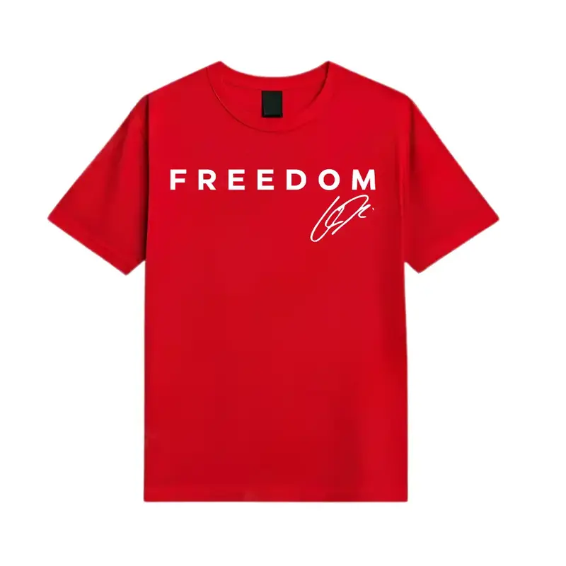 Freedom Signature T-Shirt for Women Men Kids, Memorial T-shirt, Patriotic Short Sleeve Tee, Justice Activist Shirt, Unisex Po...