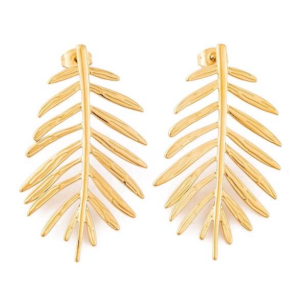 Ion Plating(IP) 304 Stainless Steel Stud Earrings for Women