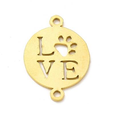 Ion Plating(IP) 201 Stainless Steel Connector Charms