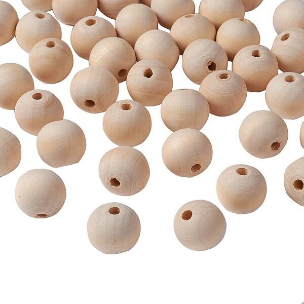 Unfinished Wood Beads