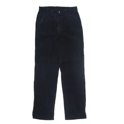 ASPIRIN BOY Corduroy Trousers Black Regular Straight Boys W28 L22