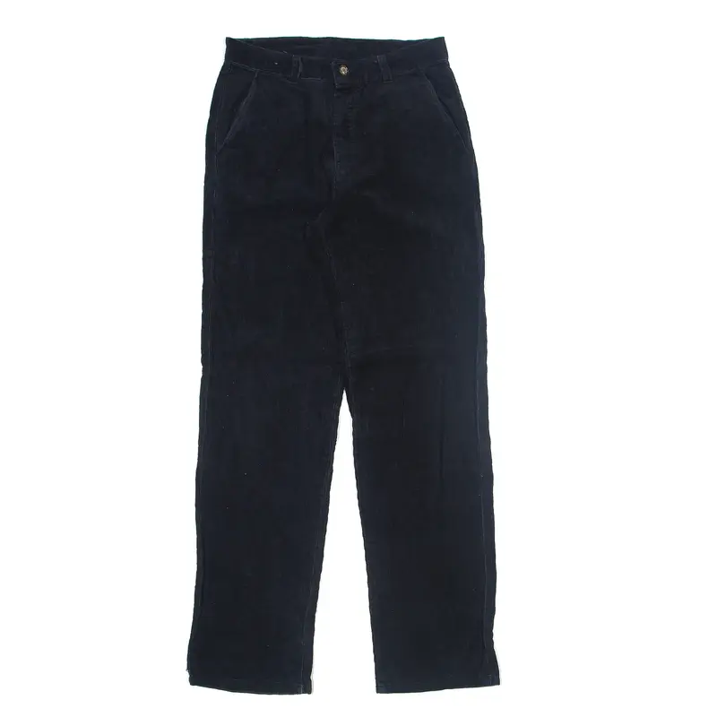 ASPIRIN BOY Corduroy Trousers Black Regular Straight Boys W28 L22