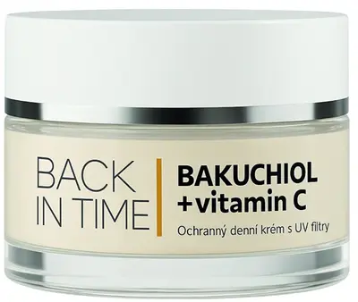 Vivaco Crema Viso Quotidiana Con Bakuchiol, Vitamina C E Filtro Spf 50 Ml