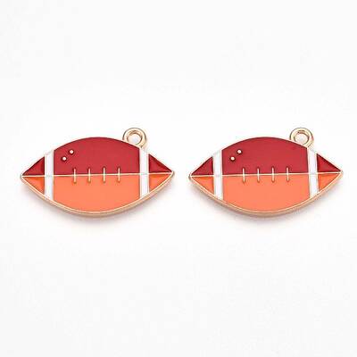 Alloy Enamel Pendants