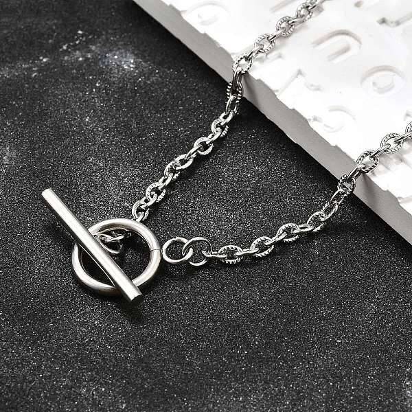Tarnish Resistant 304 Stainless Steel Cable Chain Necklaces