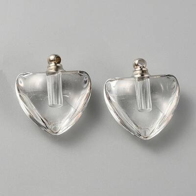 Glass Bottle Locket Pendants