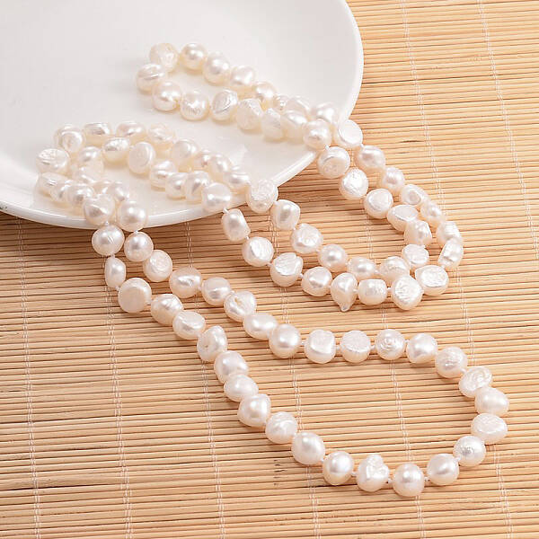 Natural Pearl Nuggets Beaded Necklace