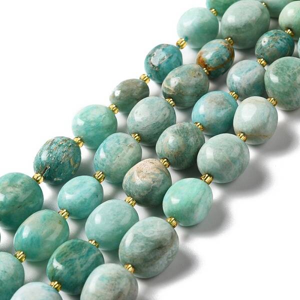 Natural Flower Amazonite Beads Strands