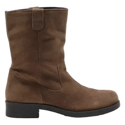 GEOX Ankle Boots Brown Leather Womens UK 7