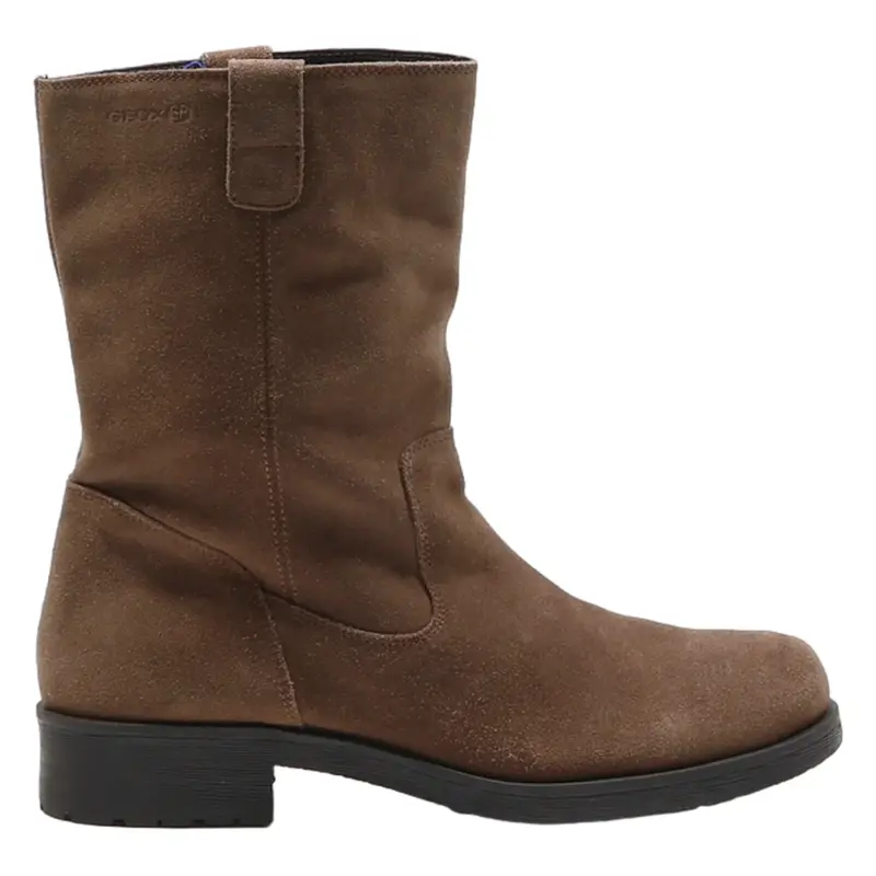 GEOX Ankle Boots Brown Leather Womens UK 7