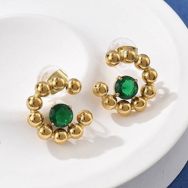 304 Stainless Steel Stud Earrings