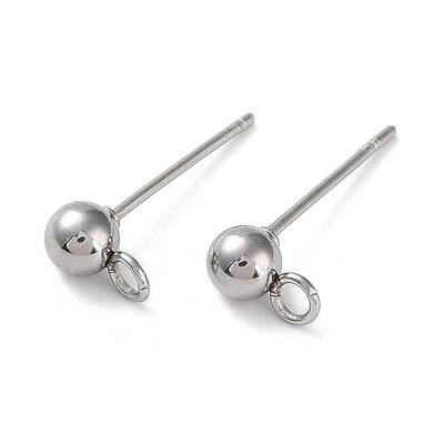 Non-Tarnish 304 Stainless Steel Stud Earring Findings