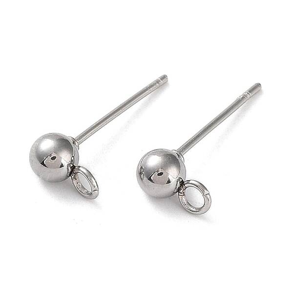 Non-Tarnish 304 Stainless Steel Stud Earring Findings